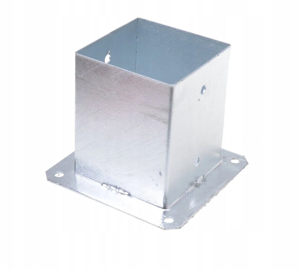 Aqbau zestaw 4 szt wspornik słupka ogrodowy kotwa tuleja gruntowa 50mm stal
