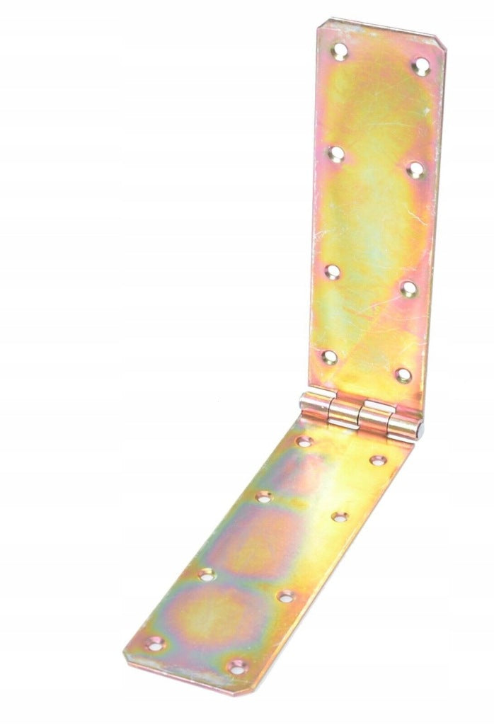 Zawias budowlany meblowy skrzyniowy metalowy 60 x 400 mm ocynk żółty