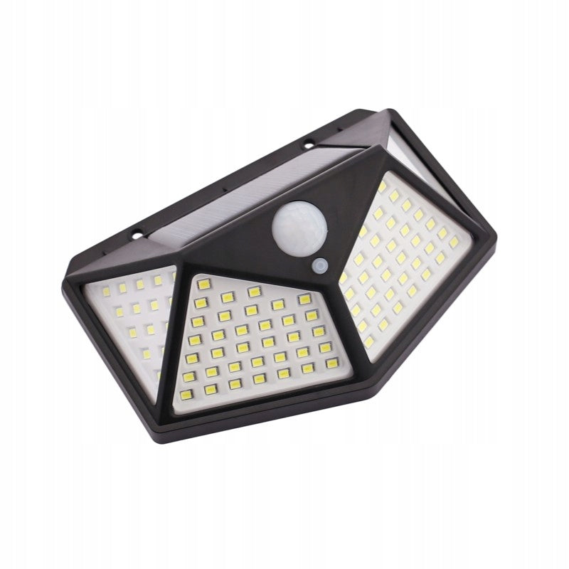 Aqbau lampa solarna ogrodowa na podwórko zawieszana czujnik wielokierunkowa