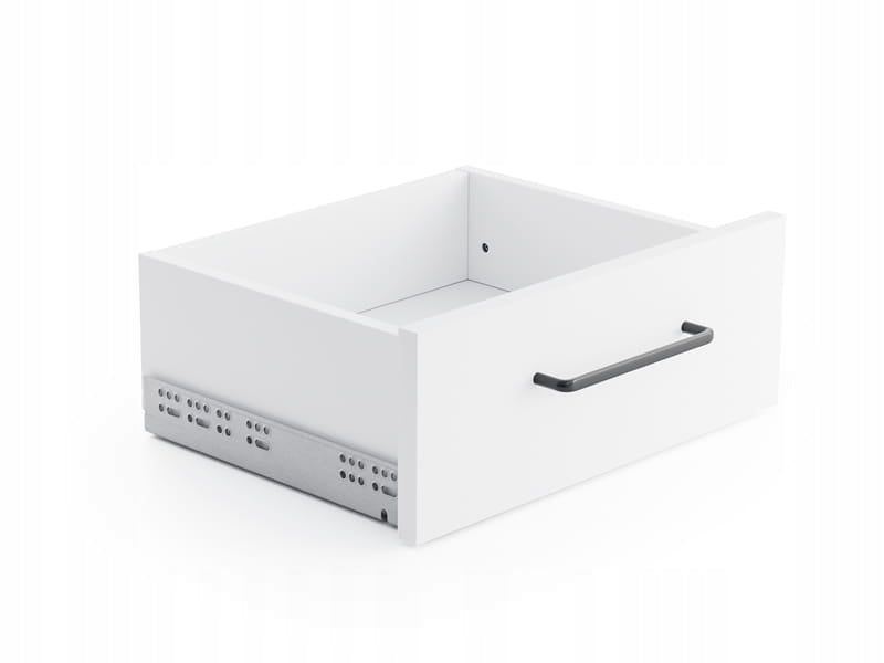 Aqbau szuflada systemowa DiBOX H121 L-350mm biały prowadnice udźwig 40kg
