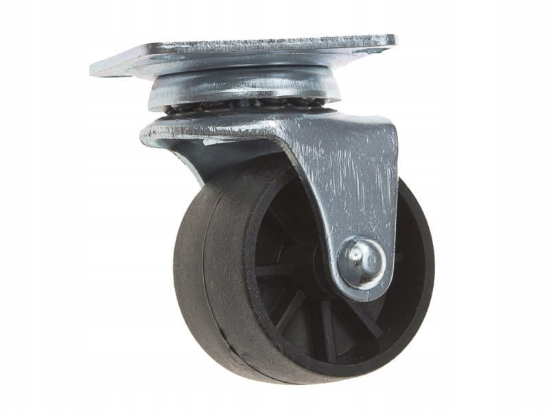 Plastikowe kółko meblowe łożyskowe śr. 40 mm trwała powłoka ZESTAW 4 SZTUKI