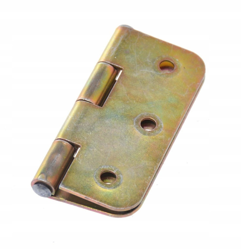 Zawias splatany 70 x 60mm budowlany meblowy skrzyniowy ocynk złoty 2 szt