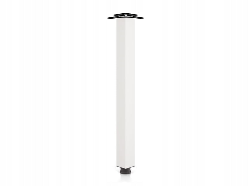 ZESTAW 4X noga do stołu KWADRATOWA H-71 cm, z regulacją ,Biały kolor