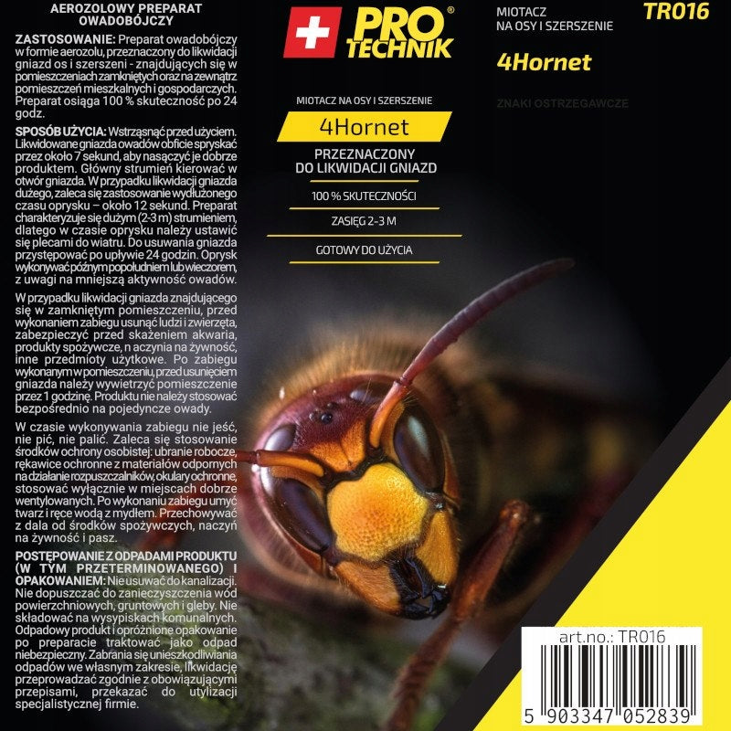 Aqbau gaśnica na osy i szerszenie 750ml preparat owadobójczy w aerozolu