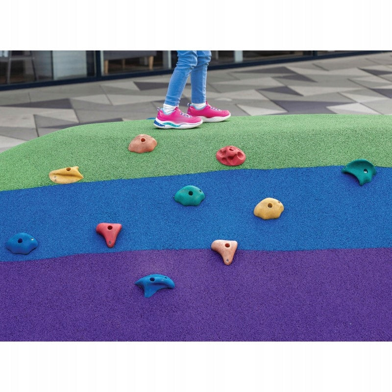 Aqbau uchwyty kamienie wspinaczkowe do wspinaczki 5szt średnie plac zabaw