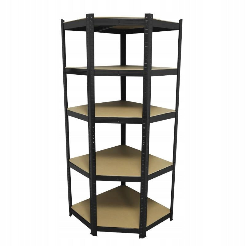 Regał garażowy 180x70x40/43cm 5x175kg METALOWY mocny magazynowy MDF