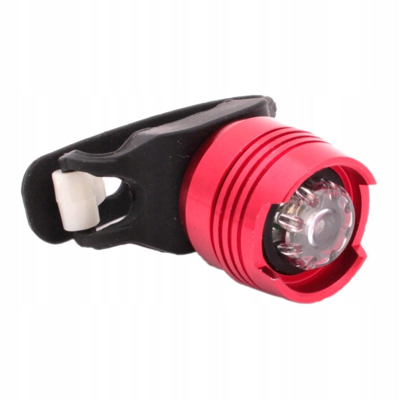 Aqbau lampka rowerowa metalowa aluminium czerwona tylna