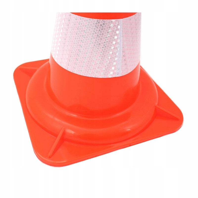 Pachołek drogowy odblaskowy 50cm PVC odblask ostrzegawczy jesień