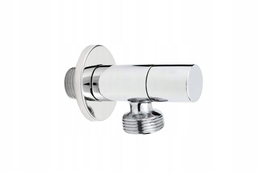 Aqbau Zawór kątowy z głowicą ceramiczną owalny wysokiej jakości 1/2"x1/2"