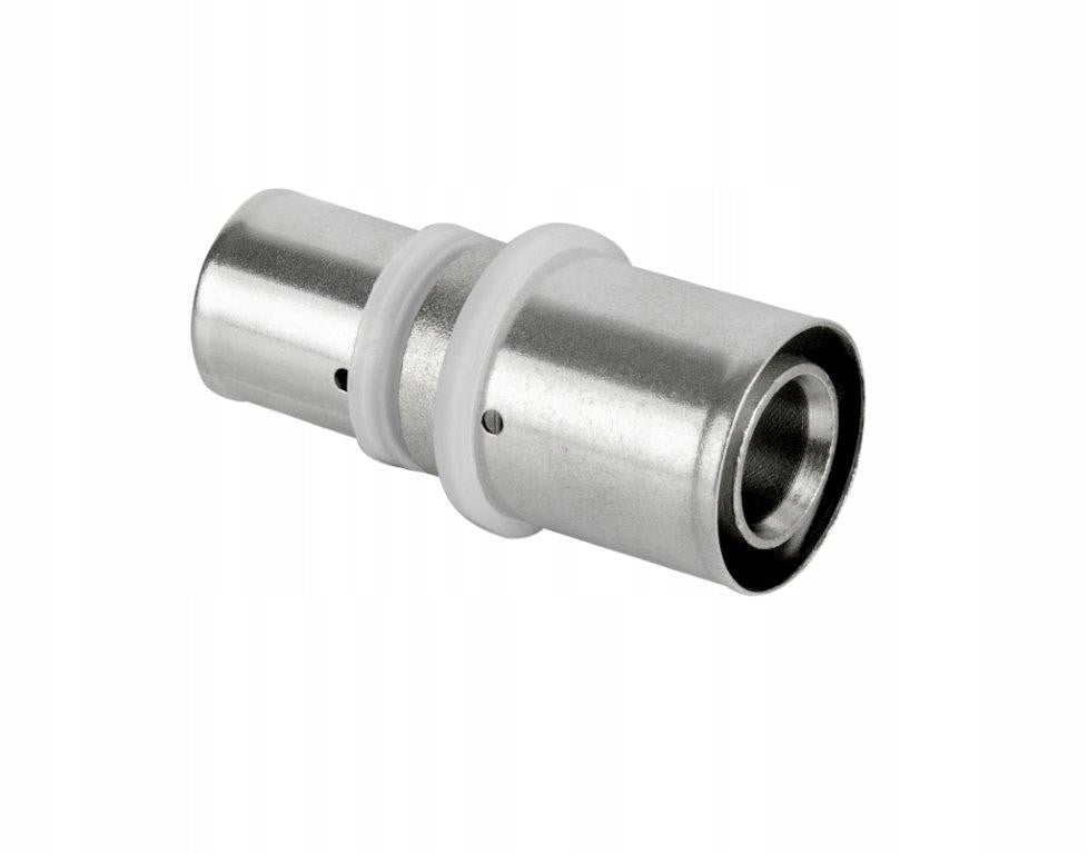 Aqbau Złączka redukcyjna PEX/PEX ZAPRASOWYWANA 25x20 mm Mosiądz Profil U