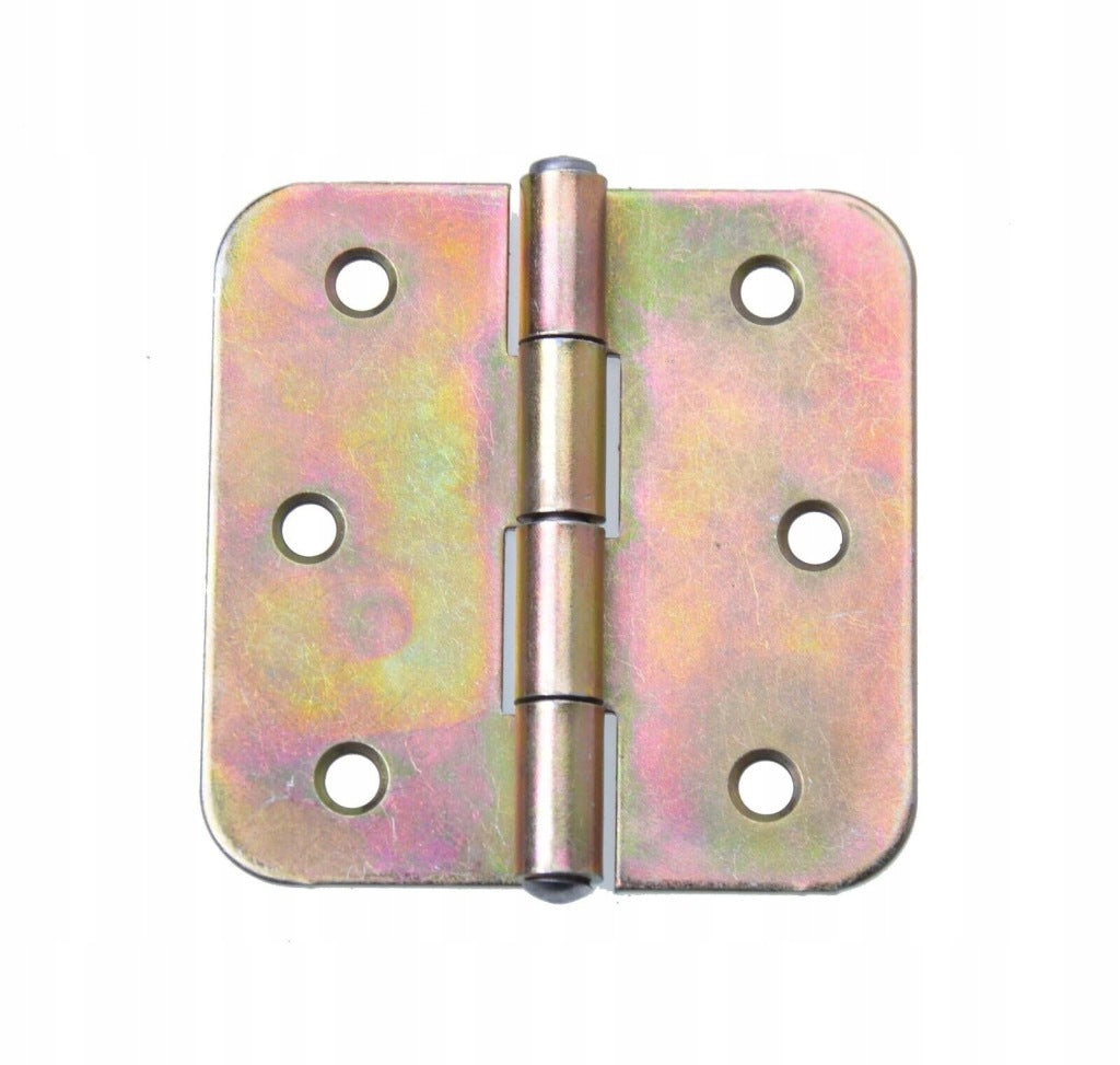 Zawias splatany 75 x 75mm budowlany meblowy skrzyniowy ocynk złoty 10 szt