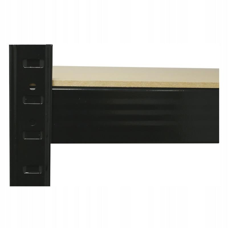 Regał garażowy 180x90x45cm 5 półek x 150kg METALOWY mocny magazynowy MDF