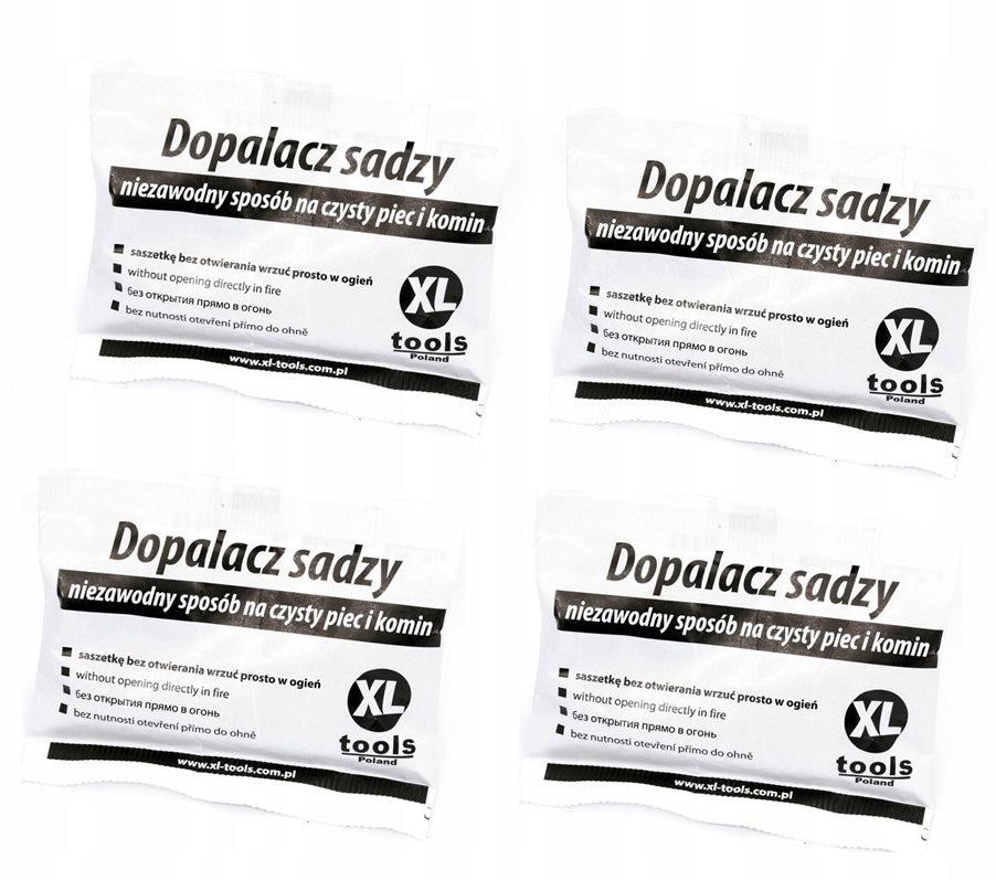 Dopalacz sadzy komina saszetka 40gr zestaw 4szt