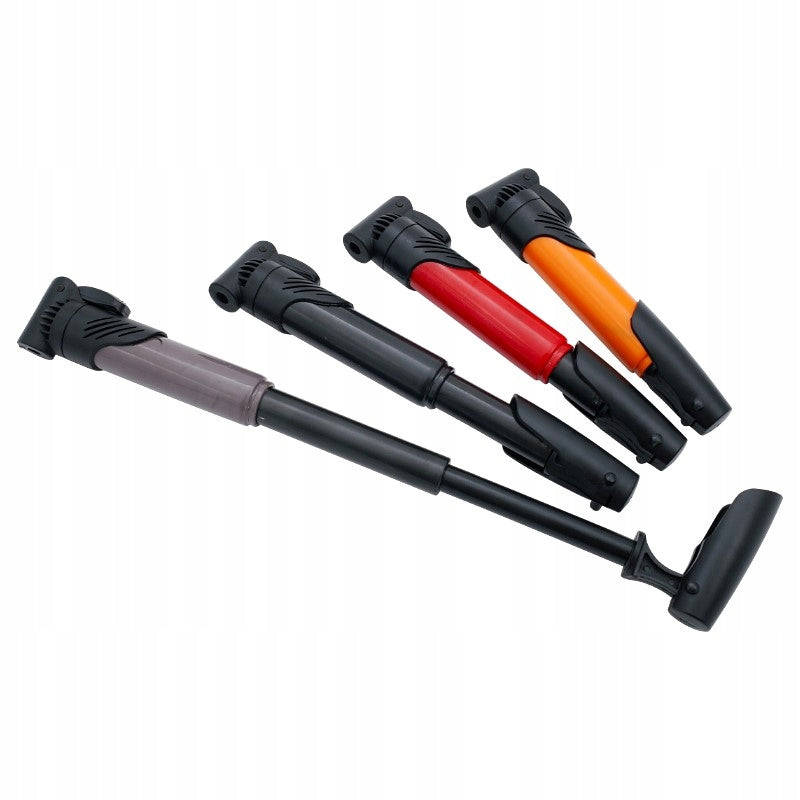 Aqbau pompka do roweru rowerowa MINI + końcówki adapter 30cm