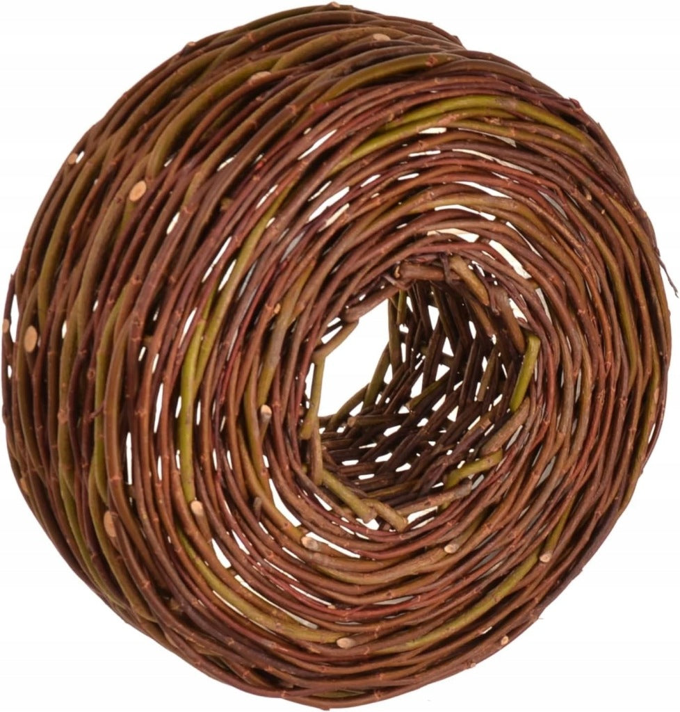 Aqbau donica wiklinowa okrągła naturalna z wkładem średnica 30cm na stroik