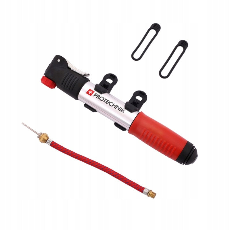 Aqbau pompka do roweru MINI AV/FV/DV + kompas + igła zestaw