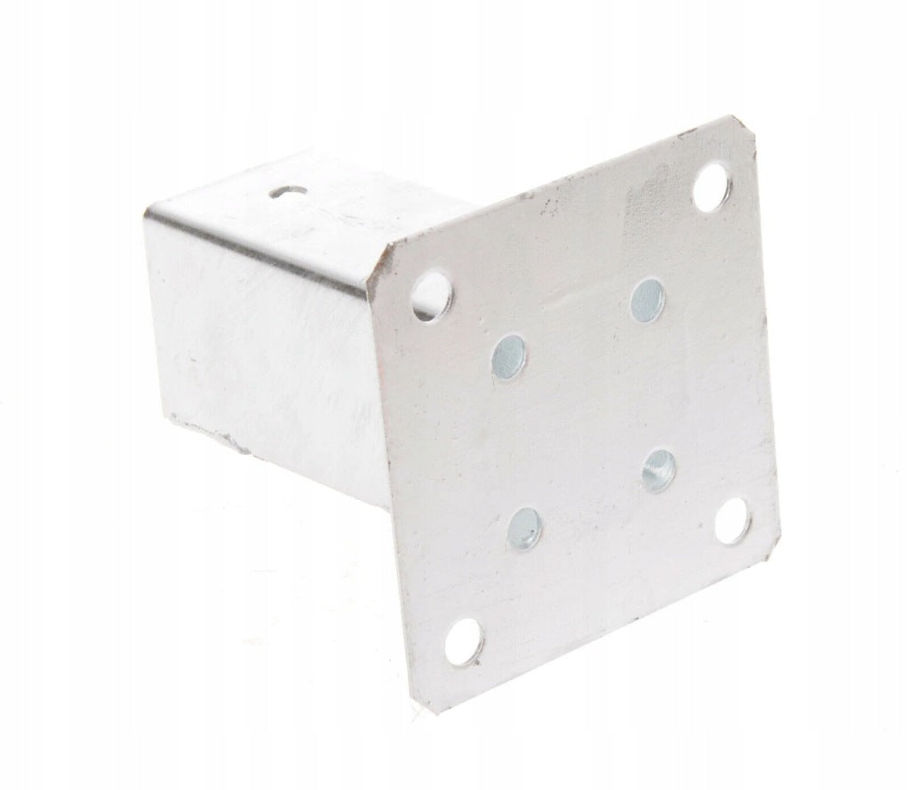 Aqbau zestaw 4 szt wspornik słupka ogrodowy kotwa tuleja gruntowa 80mm stal