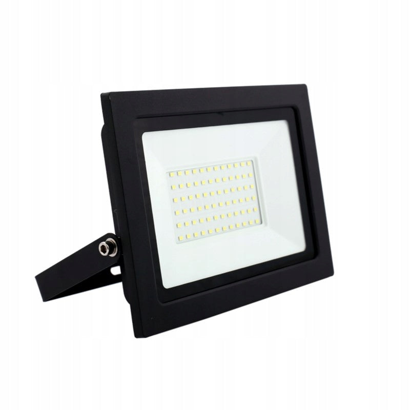 Aqbau naświetlacz LED SLIM 50W na ścianę mur ogrodzenie neutralna biel