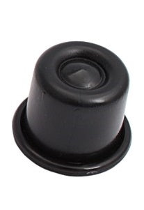 Odbojnik drzwi samoprzylepny 30mm czarny, zabezpieczenie mocne metalowe