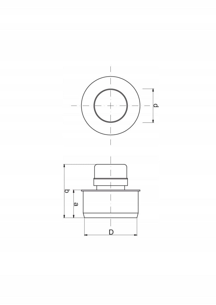 Aqbau NAPOWIETRZACZ kanalizacji 75 mm regulator powietrza