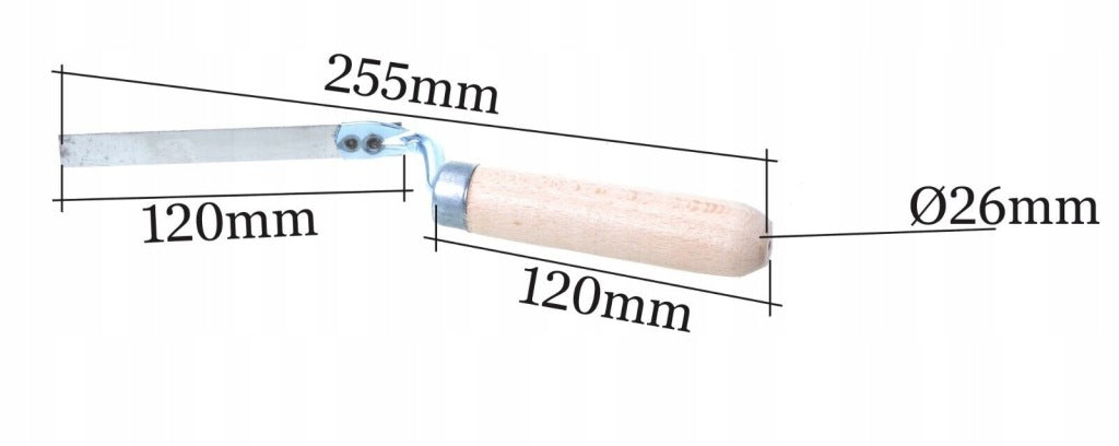 Kielnia do fugowania spoin nierdzewna 10mm