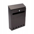 Aqbau skrzynka na listy pocztowa SMART metalowa brązowa 25x18x6cm
