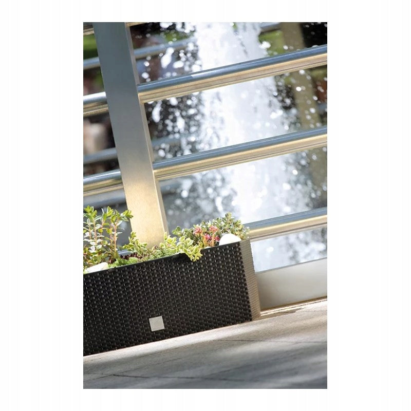 Doniczka RatoCase 51x19x18cm jasna mocca donica rattan +system nawodnienia