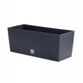 Doniczka RatoCase 80x32x33cm antracyt donica rattanowa + system nawodnienia