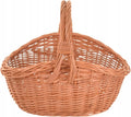 Aqbau kosz wiklinowy brązowy naturalny wielkanocny koszyczek rozmiar S-34cm