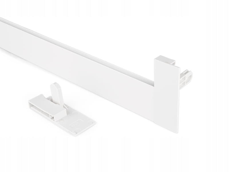 Aqbau front szuflady wew. system mebli DiBOX do szkła kolor biały 102mm