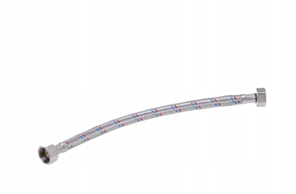Wąż wężyk do baterii wody w oplocie ze stali nierdzewnej GW 1/2x 1/2 200 cm