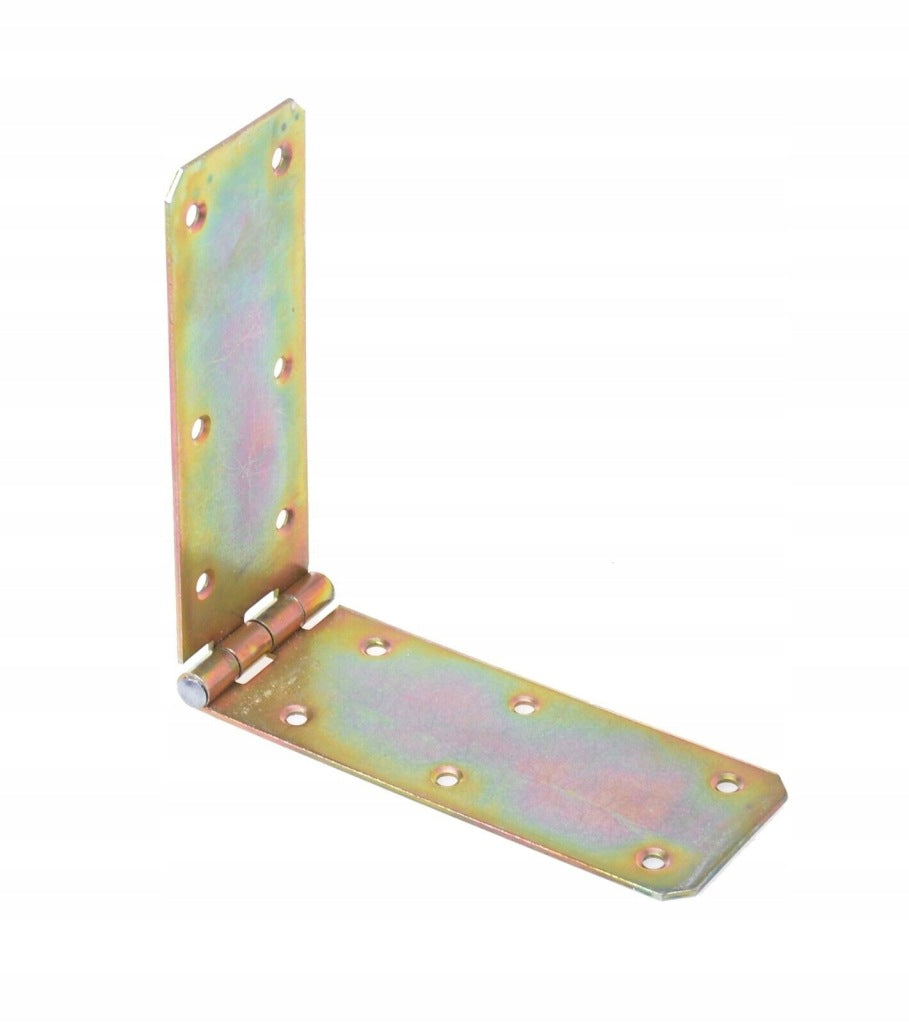 Zawias budowlany meblowy skrzyniowy metalowy 60 x 300 mm ocynk żółty