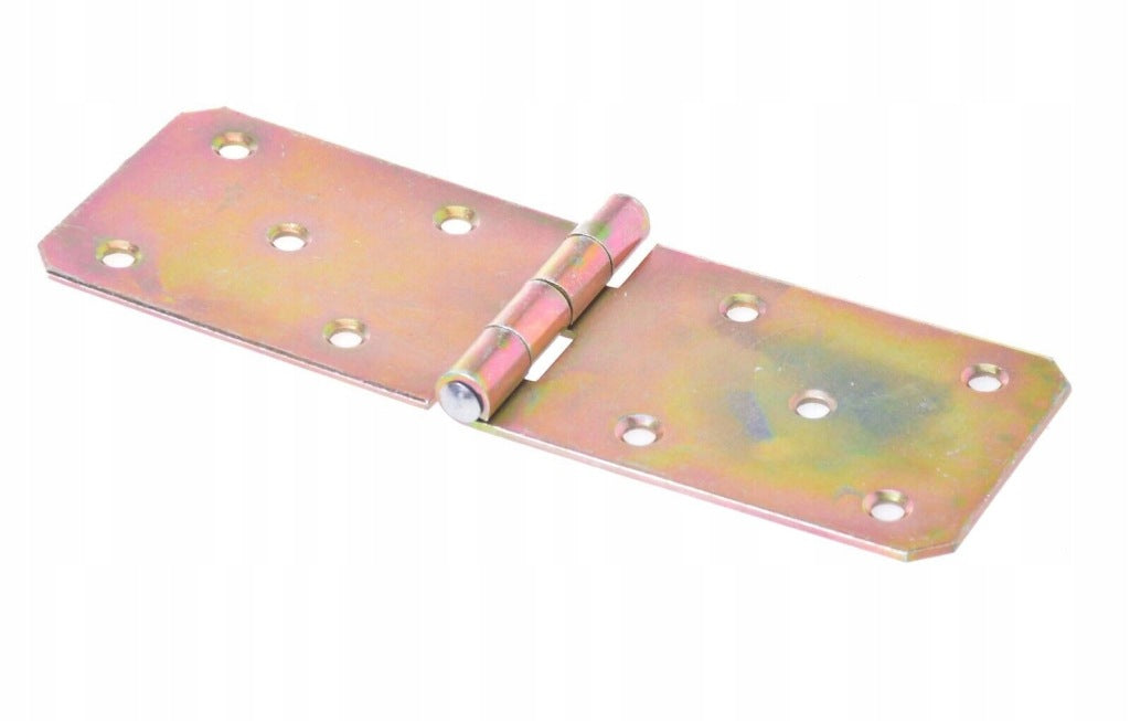 Zawias budowlany skrzyniowy meblowy metalowy 70 x 200 mm ocynk żółty