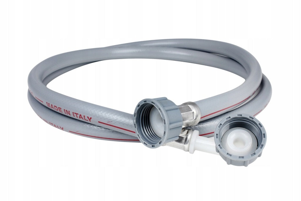 Aqbau wąż zasilający PVC Przyłącza GW 3/4″ kolanko 3/4″ , do wody 150 cm