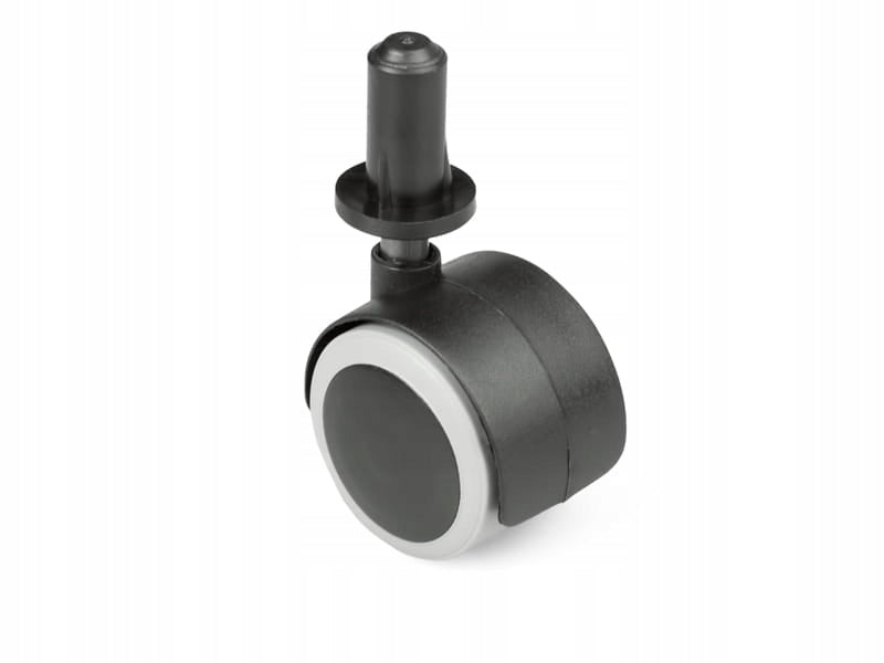 Kółko obrotowe gumowane z bolcem 40mm, do fotela, metalowe, mocne, 1 sztuka