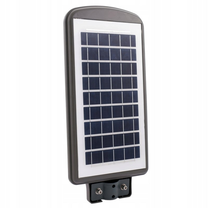 Aqbau lampa solarna uliczna ogrodowa 60W z wysięgnikiem i czujnikami LED