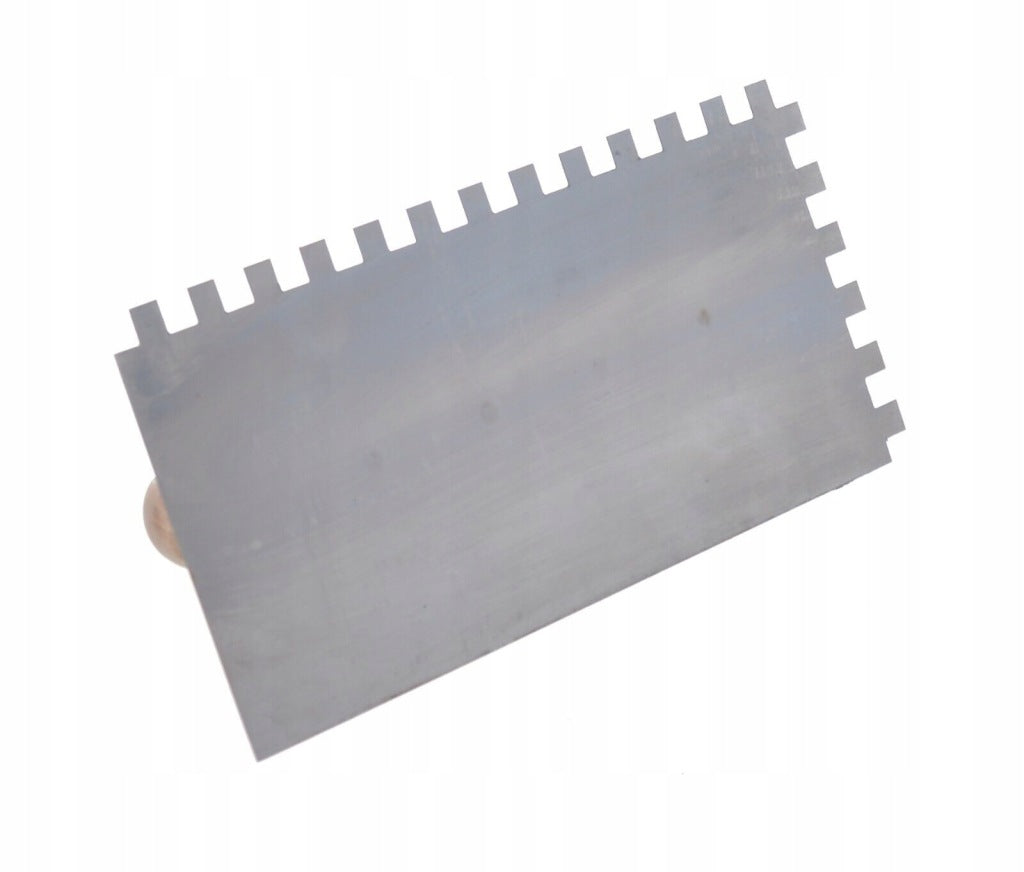 PACA NIERDZEWNA Z ZĘBAMI 8 x 8 270x130mm DREWNIANA RĄCZKA