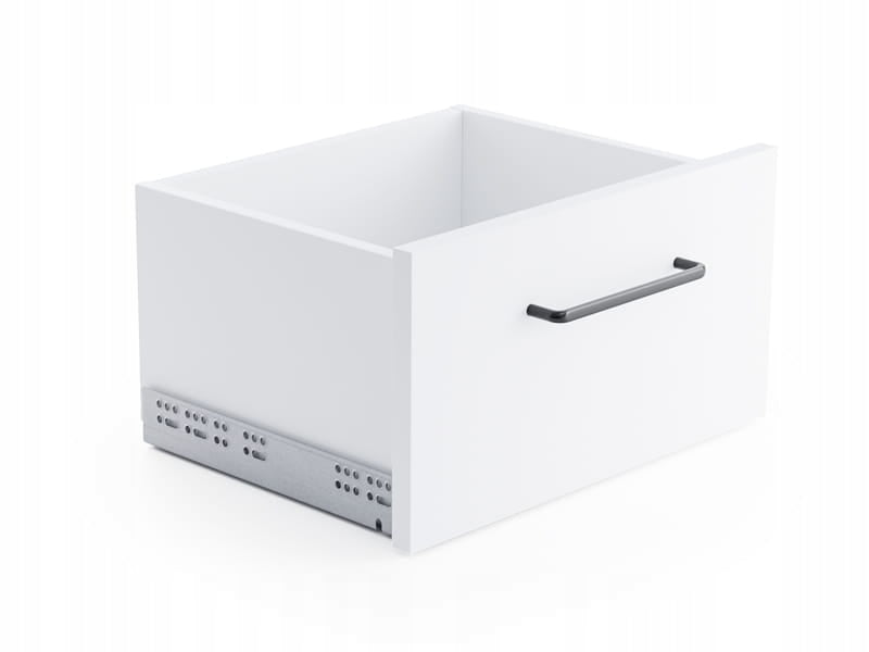 Aqbau szuflada systemowa DiBOX H185 L-350mm biały prowadnice udźwig 40kg