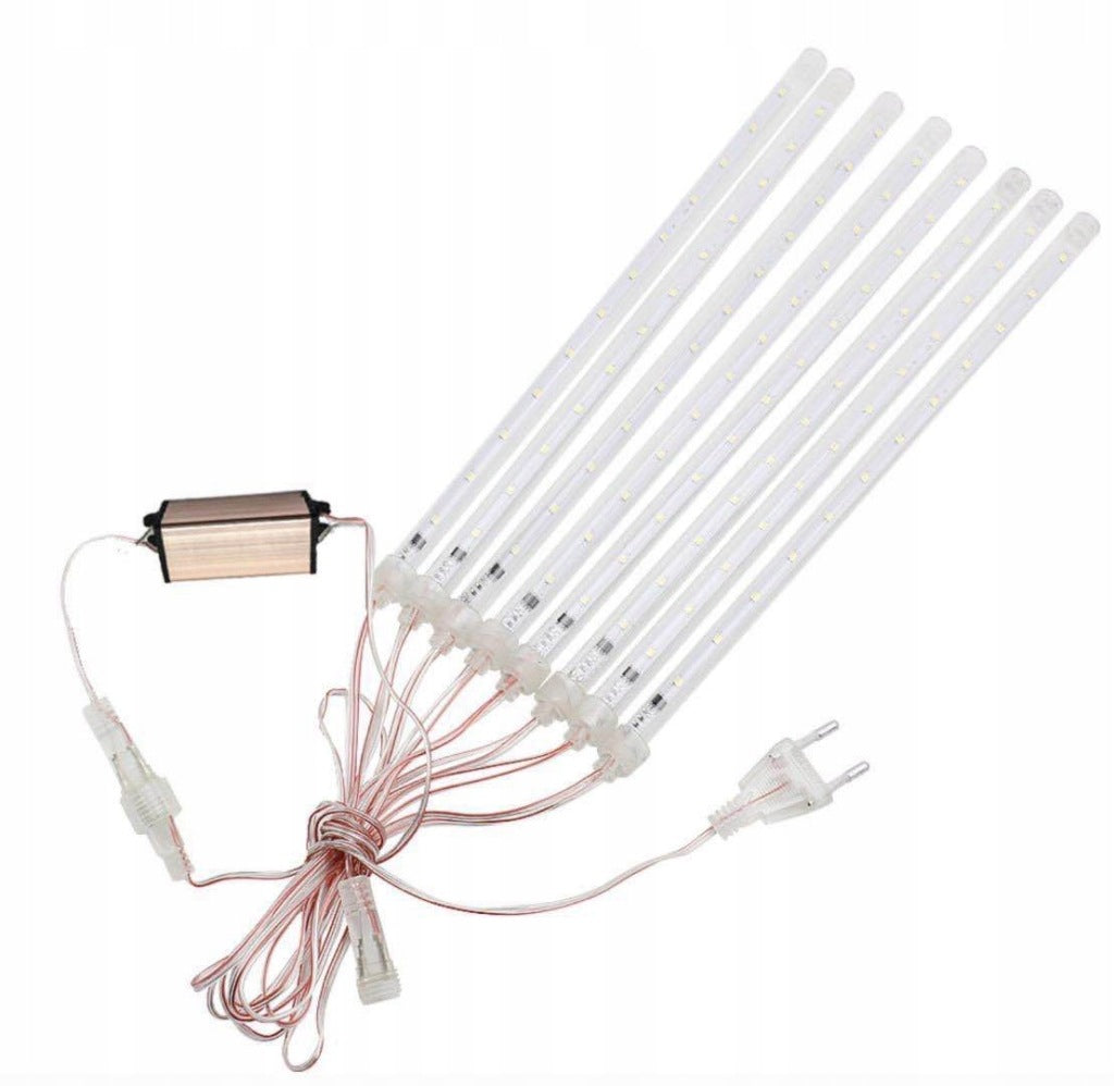 OŚWIETLENIE ŚWIĄTECZNE Lampa ogrodowa METEOR SHOWER biała 230V LED