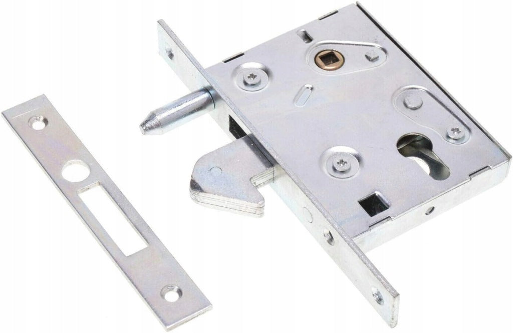 Aqbau zamek hakowy 72/60 do drzwi przesuwnych bramy ogrodzenia metal ocynk