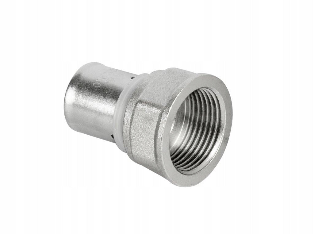 Aqbau Złączka PEX/GW ZAPRASOWYWANA 20 x 3/4" mm Mosiądz Profil U