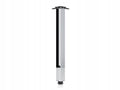 ZESTAW 4X noga do stołu KWADRATOWA H-82 cm, z regulacją , Chrom połysk