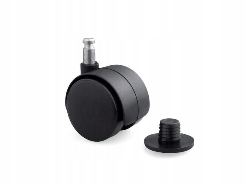 Kółko obrotowe z krótkim bolcem 40mm do fotela metalowe mocne 1 sztuka
