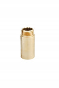 Aqbau przedłużka mosiężna 1/2″ L-50 mm CO i woda max 100°C mosiądz