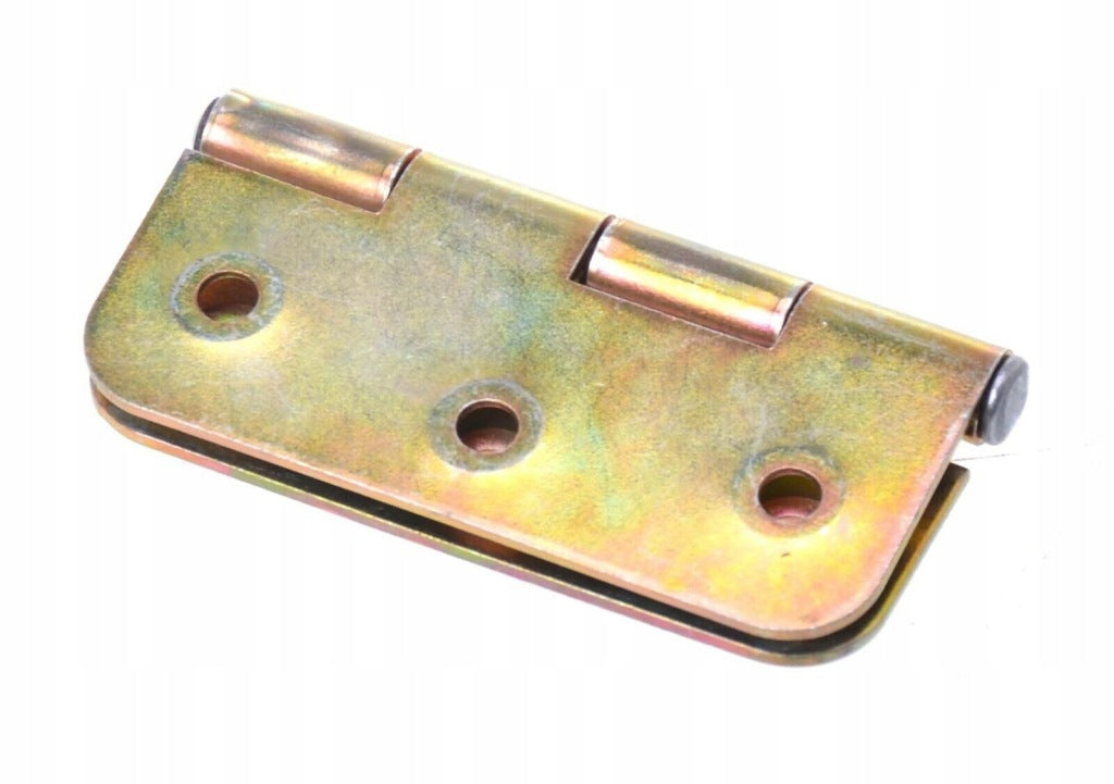 Zawias splatany 70 x 60mm budowlany meblowy skrzyniowy ocynk złoty 2 szt