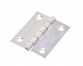 Zawiasy zawias splatany 50 x 42mm meblowy skrzyniowy srebrny 20 szt