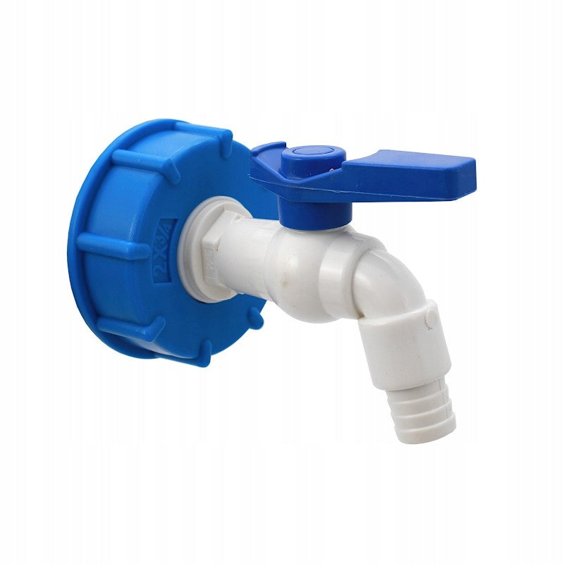 Aqbau kran z zaworem do zbiorników mauser zwykły tworzywo 3/4 IBC