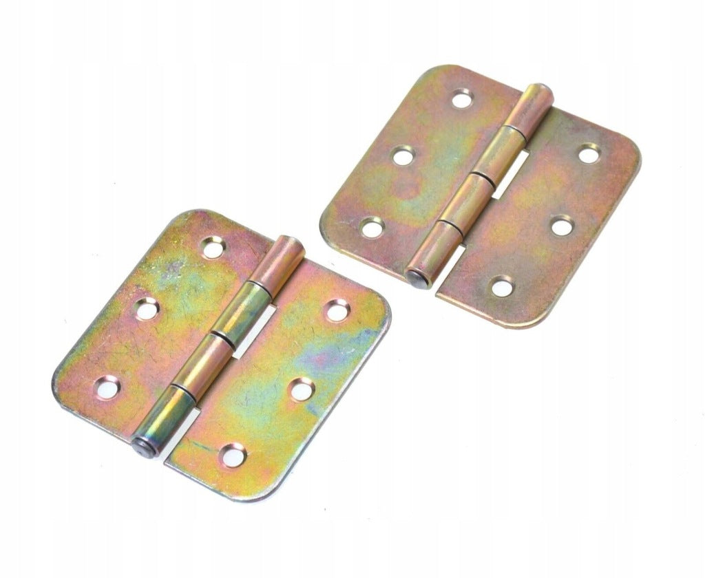 Zawias splatany 75 x 75mm budowlany ocynk złoty 2 szt