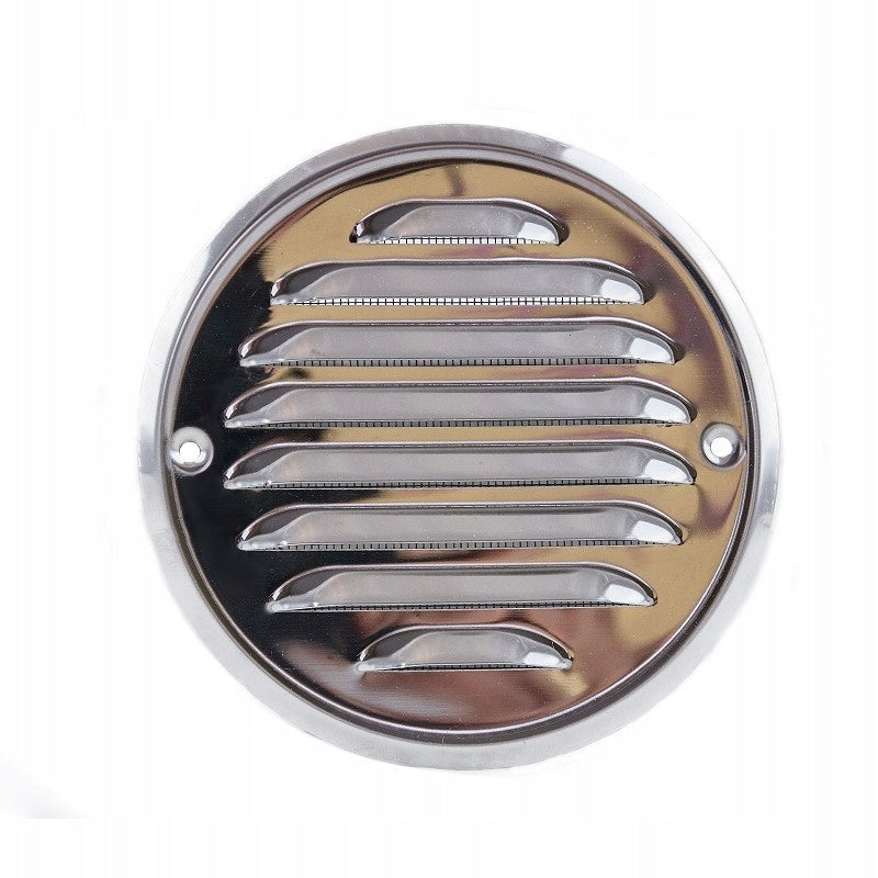 Kratka okrągła wentylacyjna ,metal 100mm przykręcana siatka stal nierdzewna