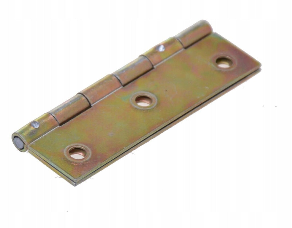 Zawias splatany 70 x 42mm meblowy budowlany skrzyniowy ocynk złoty 50 szt